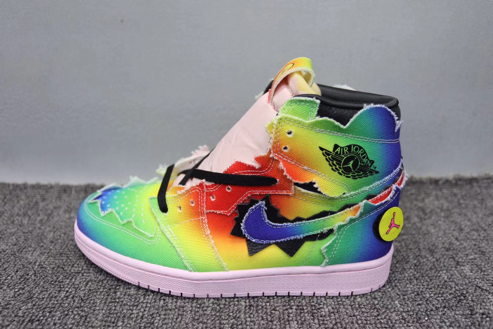 2021 Men Air Jordan 1 High Colorful Shoes